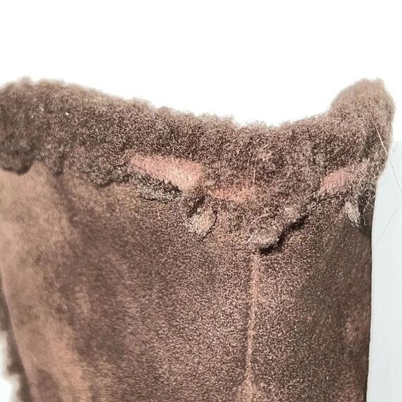 Lauren by Ralph Lauren ~ Tadina Genuine Shearling Women's Suede Boots - Size 6 B - Picture 6 of 7